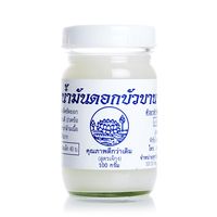 Белый тайский бальзам с эфирным маслом лотоса 200 мл / Mo Sink white balm 200 ml