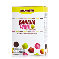 Кусочки вяленого банана в шоколаде с различными вкусами от Brownana 15 шт в индивидуальной упаковке (Оочень вкусно!) / Brownana Banana Dang chocolate dipped