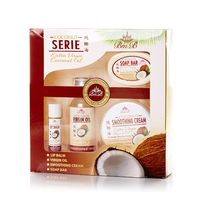 Подарочный набор косметики на основе масла кокоса Coconut Serie от Bm.B 332 гр / Bm.B Coconut Serie Extra Virgin Coconut Oil Set 332 g