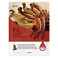 Увлажняющая питательная концентрированная тканевая маска с красным женьшенем от Esfolio 23 мл / Esfolio red ginseng essence sheet mask 23 ml