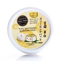 Питательная отбеливающая ночная маска с тофу от Daiso 100 гр / Daiso Tofu soybean whitening sleeping mask 100 gr