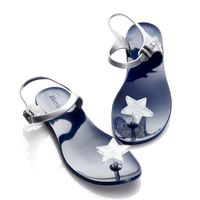 Сандалии Zhoelala Twinkle little star (синий-серебряный-прозрачный с глиттером) / Zhoelala Twinkle little star (silver-blue-crystal shimmer)