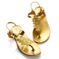 Сандалии Zhoelala OWL (золотой) / Zhoelala OWL (gold)