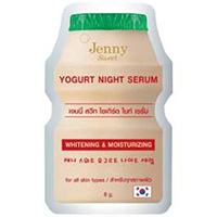 Ночной осветляюще-увлажняющий серум для лица Yogurt от Jenny Sweet 8 гр / Jenny Sweet Yogurt Night Serum 8 g