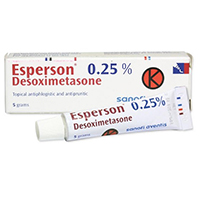 Мазь против экземы, псориаза, аллергии на основе дезоксиметазона Esperson от Sanofi 5 гр / Sanofi Esperson Desoximetasone cream 5g