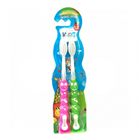 Экстрамягкие зубные щетки для детей от 6 до 12 лет от Tesco 2 шт / Tesco Extra soft kids toothbrushes 6-12 years 2 pcs