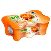 Апельсиновое желе в стаканчике с трубочкой Jele Light 6 шт по 125гр / Jele Light Jelly Orange Flavor 6 pcs*125g