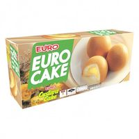 Бисквитные пирожные с заварным сливочным кремом (6 шт) от EURO Brand 144 гр / EURO Brand Puff Cake Sweet Custard Cream 144 g
