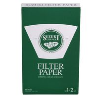 Фильтр-пакетики для приготовления молотого кофе в чашке Suzuki 40 шт / Suzuki coffee filter paper 40pcs
