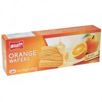 Вафли с апельсиновым вкусом от Bissin 100 гр / Bissin Premium Wafers Orange Flavored 100g
