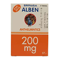 Антипаразитарный препарат Alben 3 шт / Alben 200mg 3pcs Лечение и профилактика появления 