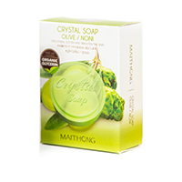 Мягкое органическое мыло с нони и оливковым маслом Crystal Soap от Maithong 70 гр / Maithong Noni Olive Crystal Soap 70 g