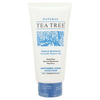 Пенка-скраб для очищения проблемной кожи с маслом чайного дерева Tea Tree 140 мл / Tea Tree Whitening Scrub Facial Foam 140ml