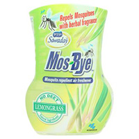 Освежитель воздуха с защитой от комаров Mos-Bye Lemongrass от Sawaday 275 мл / Sawaday Mos-Bye Lemongrass Mosquito Protection Air Freshener 275 ml