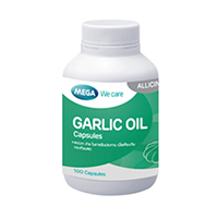 БАД с маслом чеснока в капсулах MEGA 100 капсул / MEGA Garlic oil 100 Caps