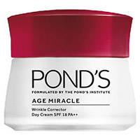 Омолаживающий дневной крем против морщин для лица серии Age Miracle SPF18PA+++ от Pond's 50 гр / Pond's Age Miracle Wrinkle Corrector Day Cream SPF18PA+++ 50 g