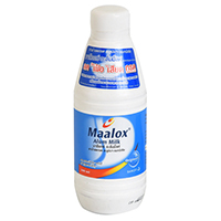 Суспензия против изжоги и метеоризма Maalox Alum Milk 240 мл / Maalox Alum Milk 240 ml