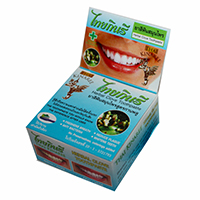 Зубная паста концентрированная отбеливающая с травами и гвоздикой Thai Kinaree 25 гр / Thai Kinaree herbal clove Toothpaste 25 gr