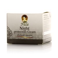 Плацентарный ночной восстанавливающе-омолаживающий крем для лица от Niza 5 гр / Niza night protection cream