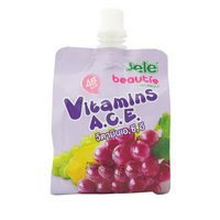 «Мармелад красоты» с витаминами А, С, Е, В и вкусом винограда от Jele beautie 150 гр / Jele vitamin C 150 gr