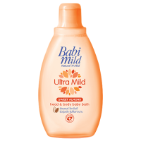 Babi Mild Ultra Mild Sweet Almond Head _ Body Baby Bath 200 ml