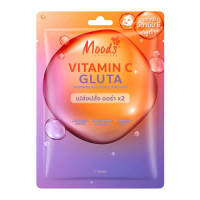 Moods Vitamin C Gluta Brightening And Shining Facial Mask 38 ML