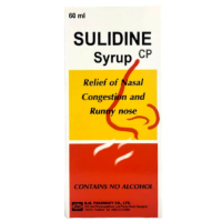 Сироп Сулидин против заложенности носа, гриппа и простуды для детей и взрослых / Sulidine CP Syrup Contains No Alcohol 60 ml