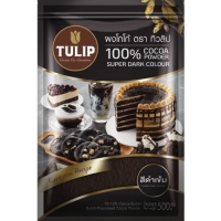 Какао порошок супер черный / Tulip Cocoa Powder Super Dark Colour 500 g