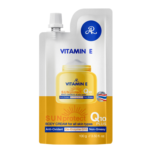 Aron Vitamin E Sun Protection Q10 Plus Body Cream 100 g