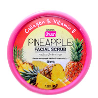 Фруктовый скраб для лица Banna Ананас 100 грамм / Banna Facial Scrub Pineapple 100 g