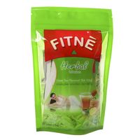 Чайный напиток Fitne для похудения с зеленым чаем, медом и лимоном 8 пакетиков / FITNE herbal tea (green pack) 8 teabags