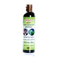 Тайский шампунь от выпадения волос на травах JINDA 250 ml / JINDA HERBAL shampoo fresh mee leaf 250 ml