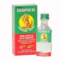 Масло эвкалипта двойной очистки от Kangaroo Brand 8,5 гр / Kangaroo Brand Double Distilled Eucalyptus Oil 8,5 ml