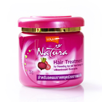 Маска лечения волос с экстрактом свеклы 100 гр / Lolane Natura hair treatment beet root 100 gr