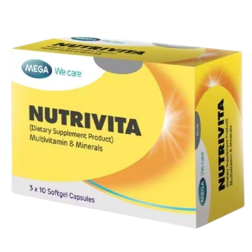 MEGA We care Nutrivita 3x10 Softgel Capsules