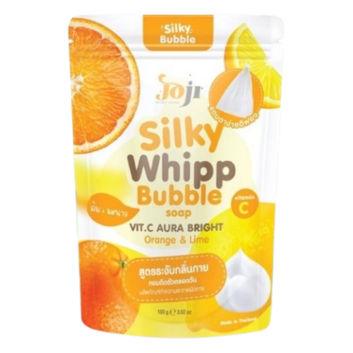 Joji Silky Whipp Bubble Soap Vit C Aura Bright 100 g