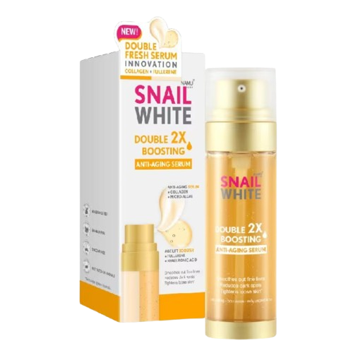 Namu Life Snail White Double Boosting Anti_Aging Serum 40+40 ml