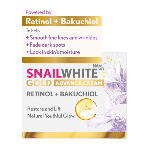 Namu Life Snail White Gold Advanced Cream Retinol + Bakkusil 50 ml