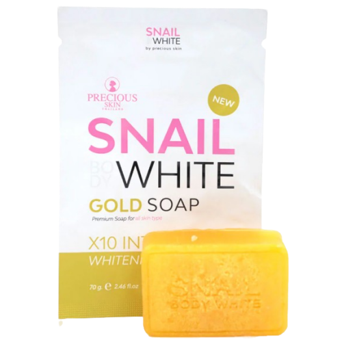 Precious Skin Thailand Snail Face And Body White Gold Soap 70 g