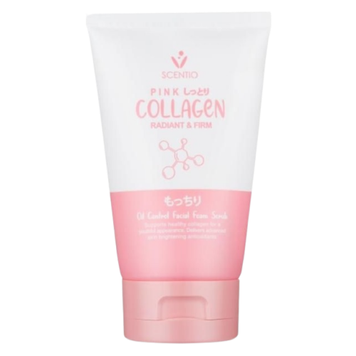 Beauty Buffet Scentio Pink Collagen Radiant And Firm Oil Control Facial Foam Scrub 100 ml 