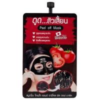Очищающая маска для лица томат и уголь от Smooto 10 гр / Smooto Tomato & Charcoal Peel Off Mask 10 g