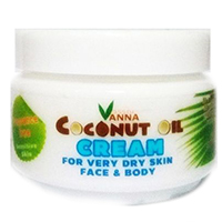 Крем с кокосовым маслом для лица и тела от Vanna 50 гр / Vanna Coconut Oil Cream For Very Dry Skin Face & Body 50 g