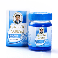 Синий тайский бальзам Wang prom herb 50 ml / Wang prom herb balm blue box 50 g