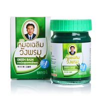 Зелёный тайский бальзам Wang prom herb с Клинакантусом 50 ml / Wang prom herb green balm 50 ml